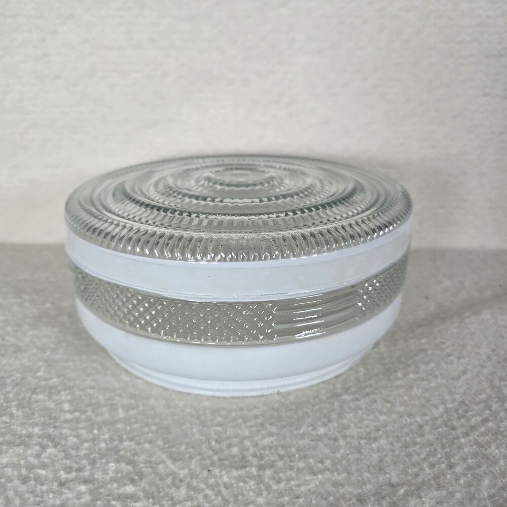 Vintage Flush Mount 7.5" Glass Drum Shape Kitchen Ceiling Light Replacement Part